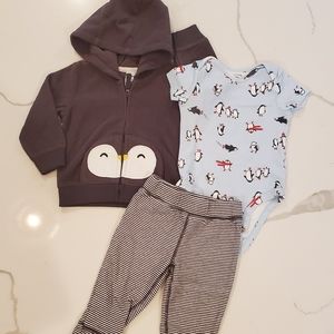Baby Penguin Outfit Set